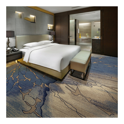 Luxury Commercial Hospitality Carpet 100% Nylon Printing Dye Method For Room