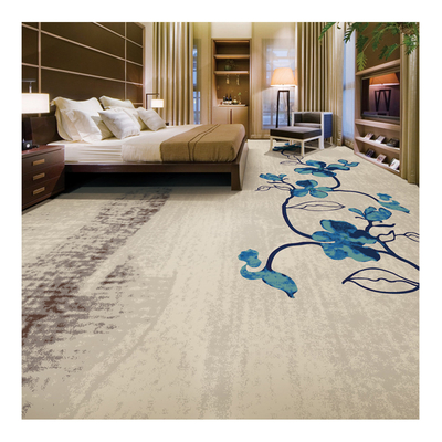 100% Nylon 6 Printed Carpet Luxury Hospitality Carpet Concinnity Style Loop Pile