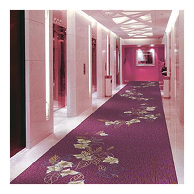 Hotel Corridor And Room Wilton Woven Carpet PP Fiber Carpet Roll