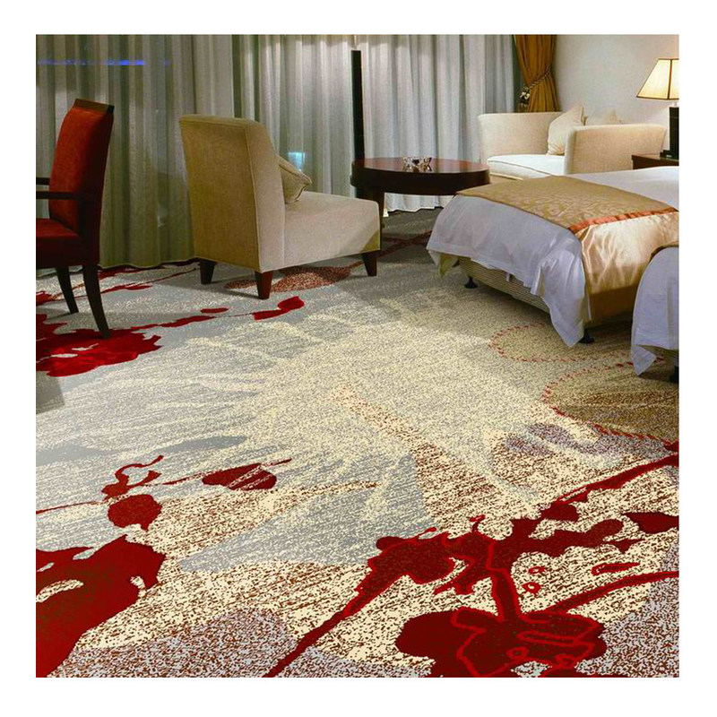 Modern Wall To Wall Carpet For Hotel Elegance Flower Design Carpet